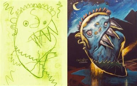 Childrens Drawings Come To Life 12 Pics