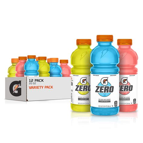 Buy Gatorade Thirst Quencher Zero Sugar Sports Drink Variety Pack Oz Bottles Count
