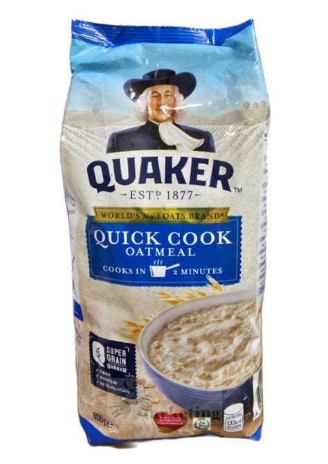 Authentic Quaker Oats Quick Cook Oatmeal 800g 4800274080021 Lazada Ph