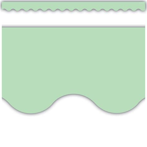 Mint Green Scalloped Border Trim Tcr8870 Teacher Created Resources