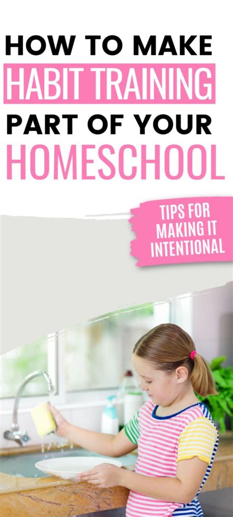 How To Make Habit Training Part Of Your Homeschooling Day In 2020