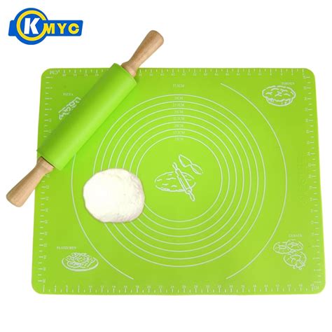 Kmyc Dough Rolling Mat Silicone Cutting Board Soft Silicone Baking Mat