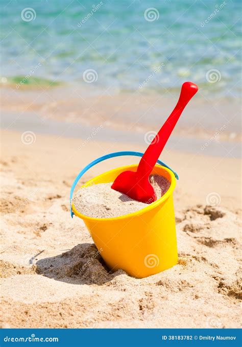 Beach Bucket With Spade Stock Photo Image Of Sardegna 38183782