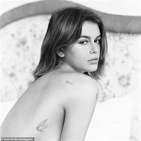 Kaia Gerber Bares Her Back And Flaunts Her Taut Tummy For Celine SS 21