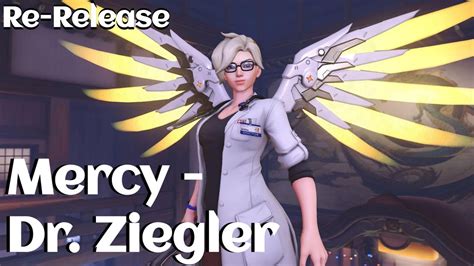 Mercy Dr Ziegler Skin Re Release Showcase Overwatch Youtube
