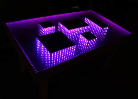 Led Infinity Mirror Coffee Table