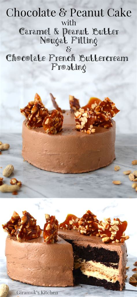 See more ideas about cupcake cakes, dessert recipes, desserts. Chocolate & Peanut Cake with Caramel Peanut Butter Nougat ...