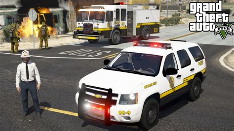 Gta 5 Firefighter Mod New Grapeseed Fire Department Battalion Chief