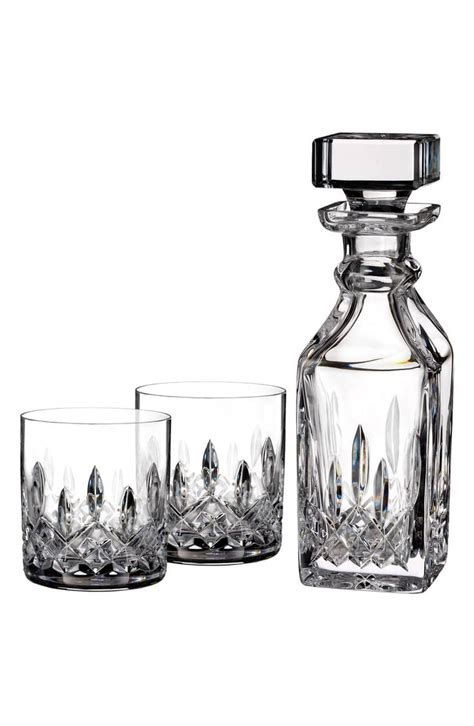 Lismore Square Lead Crystal Decanter And Tumbler Glasses Nordstrom Decanter Whiskey Decanter