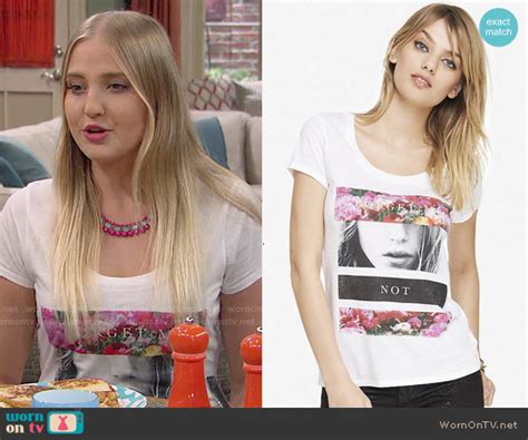 Wornontv Marisas Forget Me Not Tee On Kc Undercover Veronica Dunne