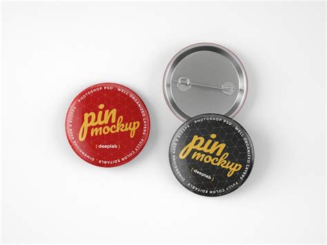 Free 1186 Pin Button Mockup Free Psd Yellowimages Mockups