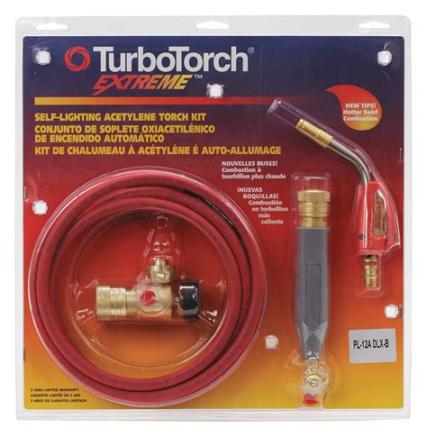 TURBOTORCH Standard Torch Kit Acetylene Self Igniting 49NX04 0386