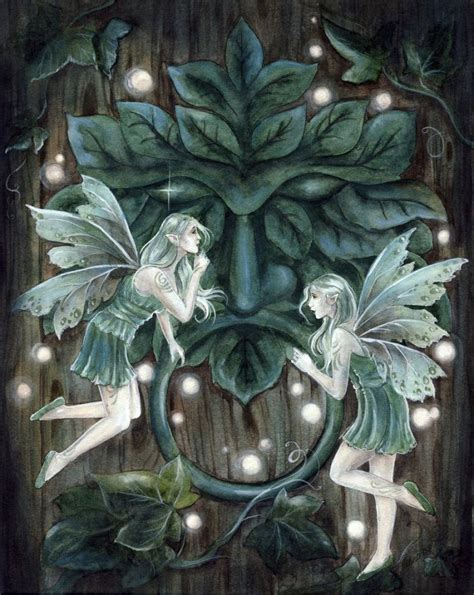 Greenmans Door By Janna Prosvirina Fairy Art Fairy Pictures