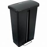 Pictures of Black Slim Jim Trash Can