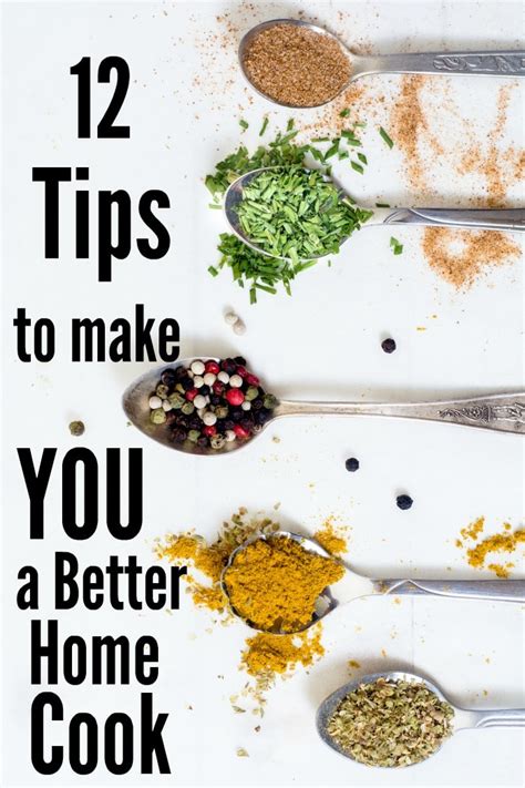 12 Tips And Tricks To Make You A Better Home Cook Happy Healthy Mama
