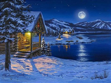 Silent Nightclick For A Beautiful Picture Christmas Landscape