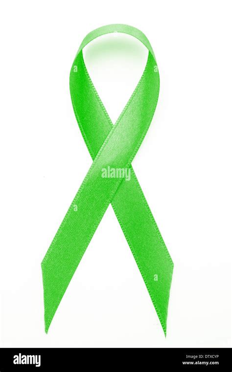 Green Awareness Ribbon Stock Photo Alamy