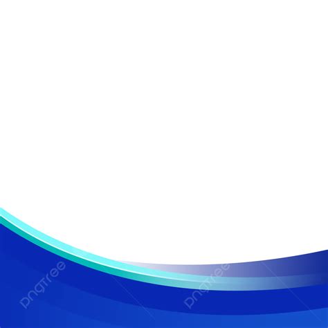 Blue Combination Curve Banner Curve Banners Abstract Png Transparent