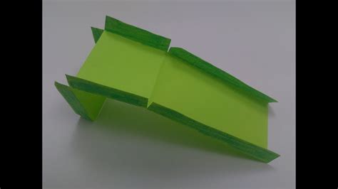 How To Make An Origami Slide Youtube