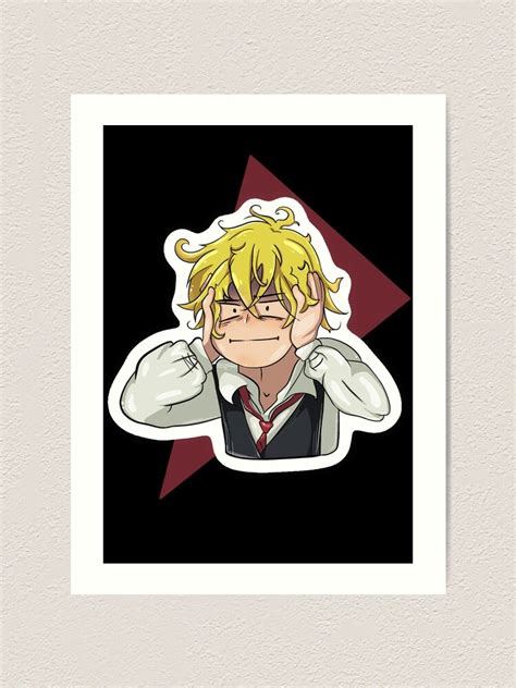 Meliodas Sate Sate Sate Art Print For Sale By Summersspace Redbubble