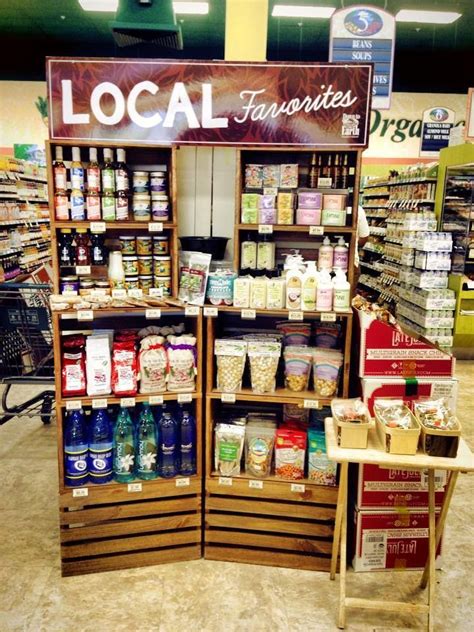 Rustic Wood Crates Display Grocery Stacking Shelves Market Whole Foods