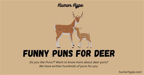 From Fawn To Funny The Ultimate Compilation Of Deer Puns