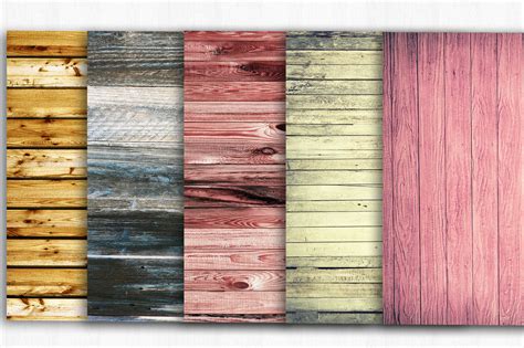 Wood Background Digital Paper By Bonadesigns