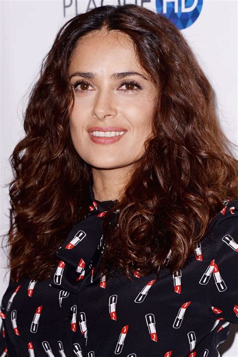Salma Hayek Actresses With Brown Hair Cool Hairstyles Curly Hair Celebrities
