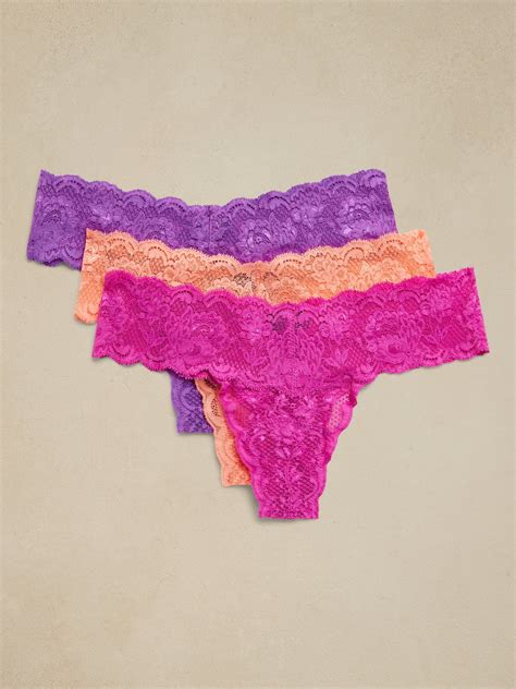 Cosabella Never Say Never Cutie Thong 3 Pack Banana Republic