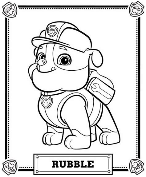 paw patrol coloring pages  coloring pages  kids