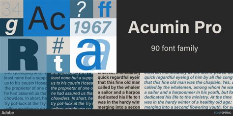 Acumin Pro Font Freedafonts