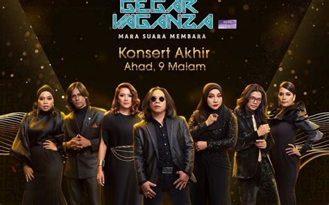 Gegar vaganza ialah sebuah rancangan televisyen realiti muzik malaysia terbitan astro yang menyaksikan penyanyi profesional lama atau berpengalaman dalam industri muzik di malaysia bersaing dalam satu pertandingan nyanyian. Konsert Akhir Gegar Vaganza 7 (2020) : Keputusan Markah ...