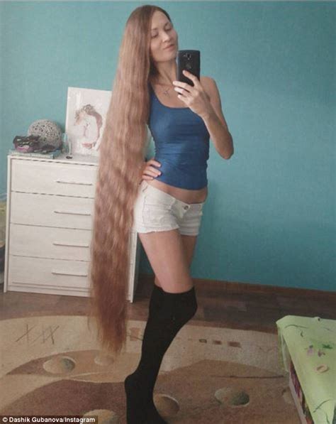 Real Life Rapunzel Russian With Cm Long Locks Has Been Growing Her