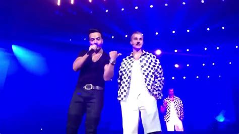 despacito live concert by justin bieber luis fonsi live performance youtube