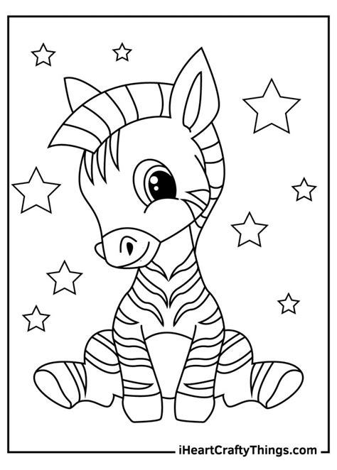 Zebra Coloring Pages 100 Free Printables