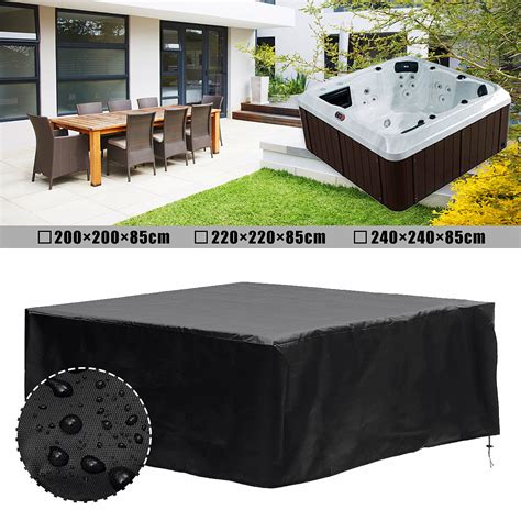 Square Hot Tub Cover Cap Spa Cover Waterproof Hot Tub Spa Cover