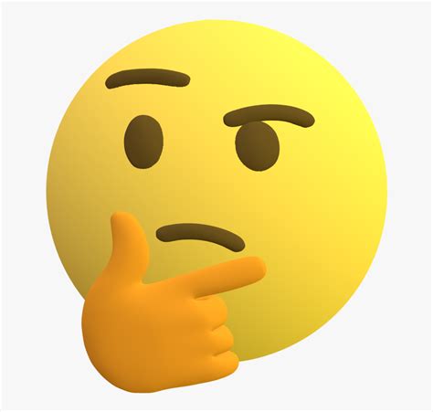 Emoji Thinking Png Discord Emoji Memes Transparent Cartoon Free