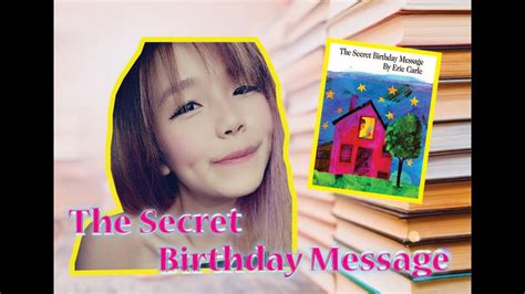 The Secret Birthday Message Story Telling Youtube