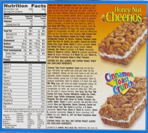 General Mills Milk N Cereal Bars Variety Pack 6 Ct 15 Oz Frys