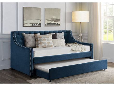 Some sets allow you to choose the furniture you need most for your bedroom. Bayside Navy Twin Day Bed | Furniture, Urban home decor, Bed