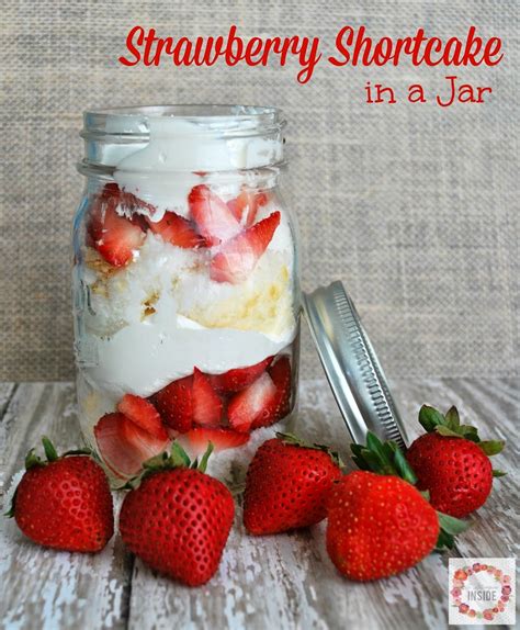 A Glimpse Inside Strawberry Shortcake In A Jar Strawberry Shortcake