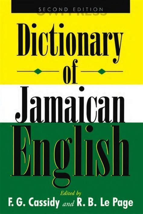 Dictionary Of Jamaican English By Frederic Gomes Cassidy Bookfusion