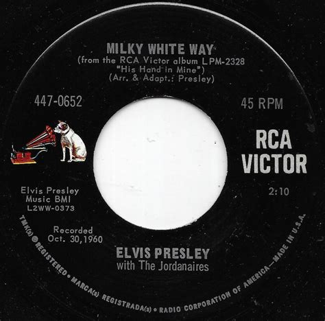 Elvis Presley Milky White Way Swing Down Sweet Chariot Rockaway Pressing Vinyl