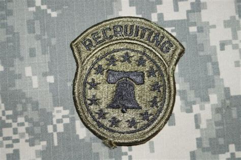 Military Patch Us Army Recruiting Command Bdu Authentic Sew On Perfect
