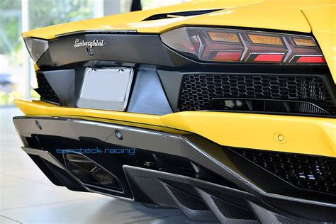 Aventador S Carbon Fiber Rear Diffuser Available In Forged Carbon