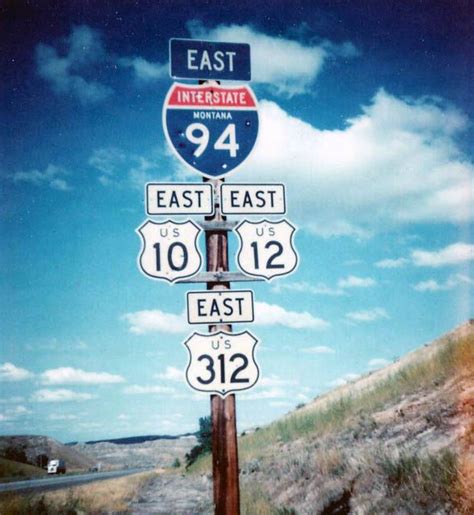 Montana U S Highway 312 U S Highway 12 U S Highway 10 And