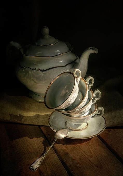 Still Life With Tea Set Photograph By Jaroslaw Blaminsky Still Life