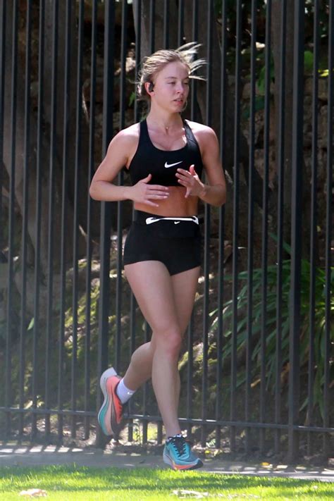 Sydney Sweeney Shows Off Her Fabulous Figure While Out For A Run With A Mystery Man In Los