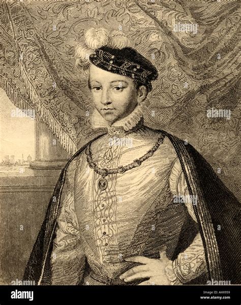 Francis Ii François De Valois 1544 1560 King Of France Stock Photo