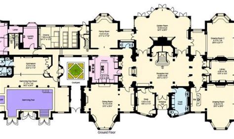 24 Beautiful Victorian Mansions Floor Plans House Plans